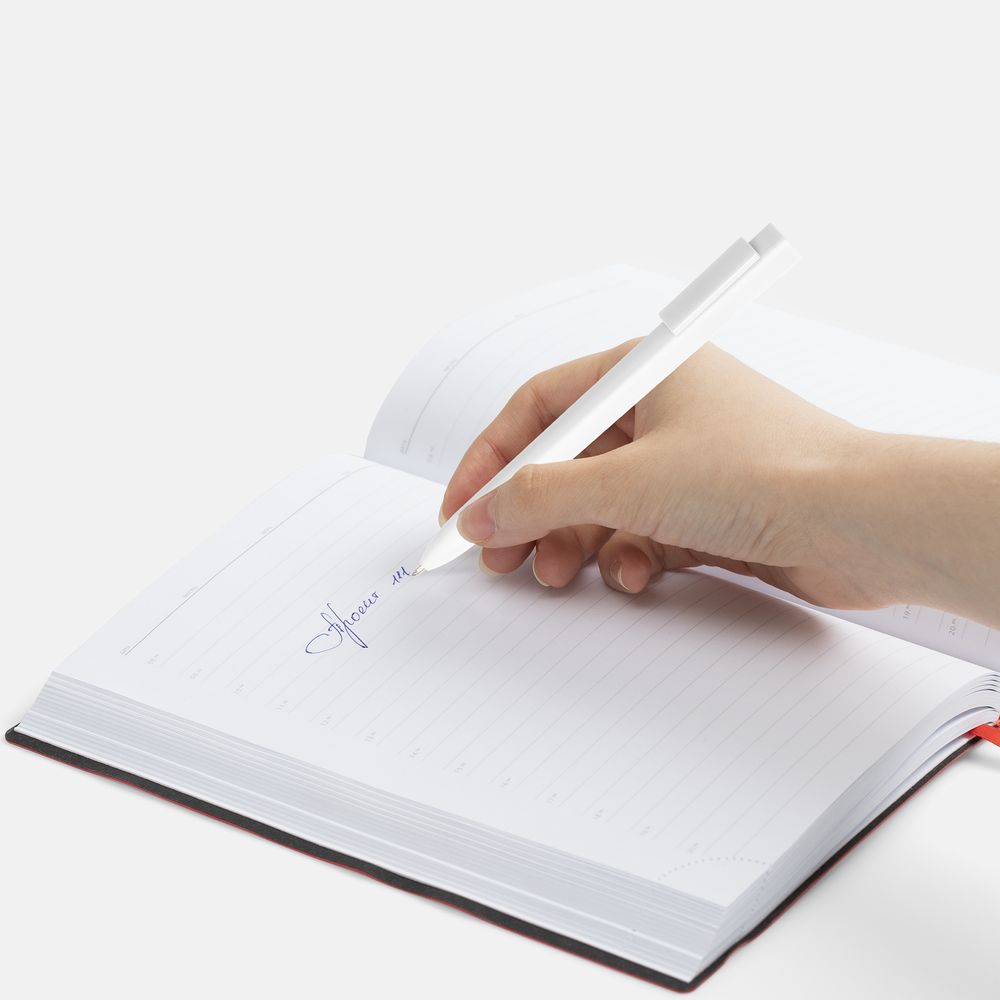 Ручка шариковая Swiper SQ Soft Touch, белая в Смоленске