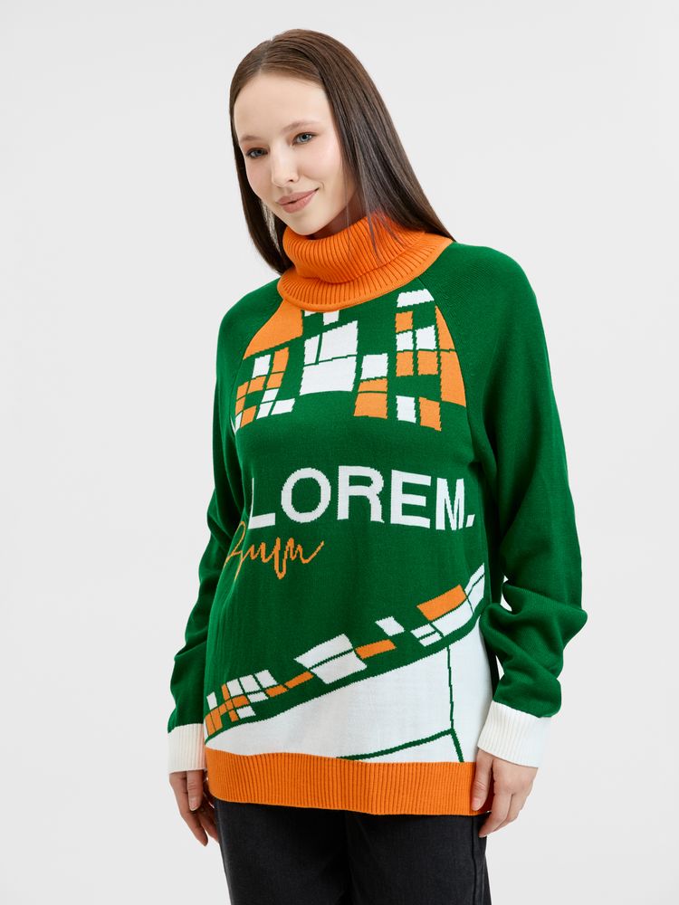 Джемпер на заказ Tricksy Net Reglan, акрил в Смоленске