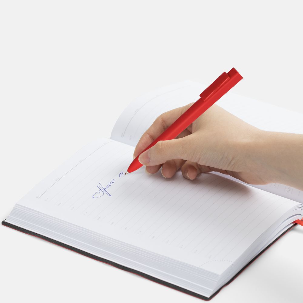 Ручка шариковая Swiper SQ Soft Touch, красная в Смоленске