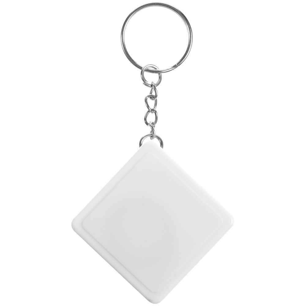 Брелок с рулеткой Square, ver.2, белый в Смоленске