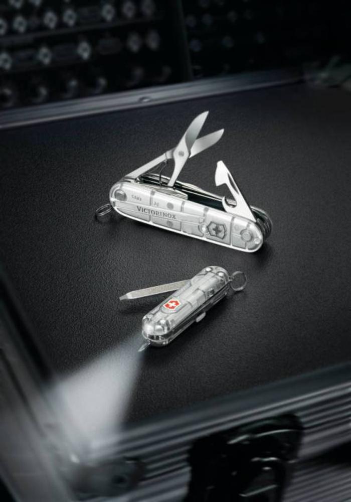 Офицерский нож Huntsman 91, прозрачный серебристый в Смоленске