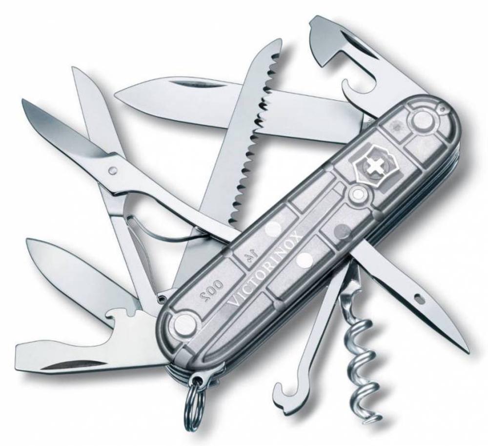 Офицерский нож Huntsman 91, прозрачный серебристый в Смоленске